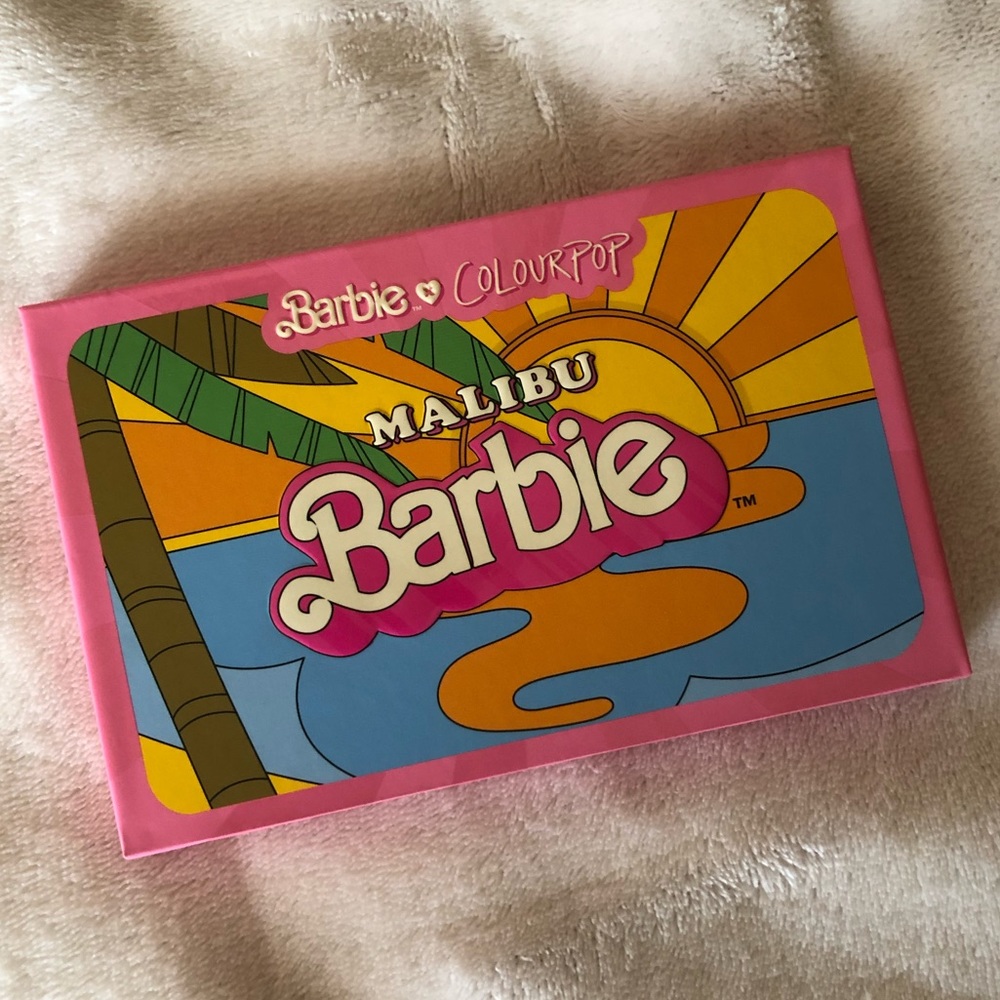 Malibu Barbie Colourpop eyeshadow palette NEW